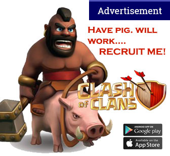 Clash of Clans on iOS and Android app stores
